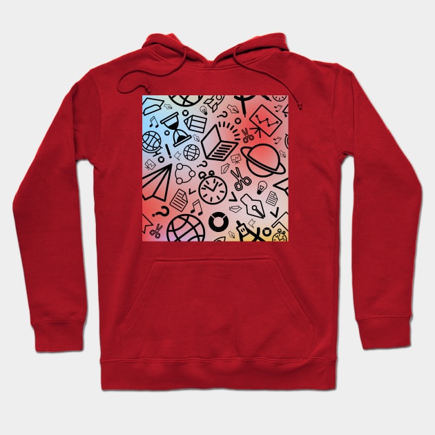 Arts crafts school music activities-kids and teachers Hoodie by Mia